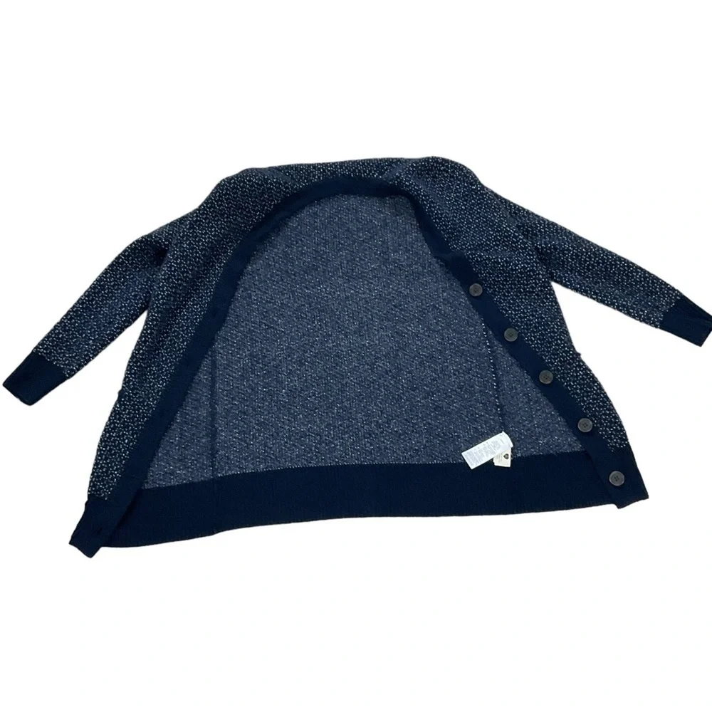 Madewell Bird's Eye Maysfield Cardigan Sweater in Coziest Yarn Size XXS MA749